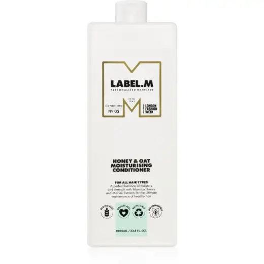 Label.m Honey & Oat Moisturising Conditioner for Everyday Use 1000 Ml