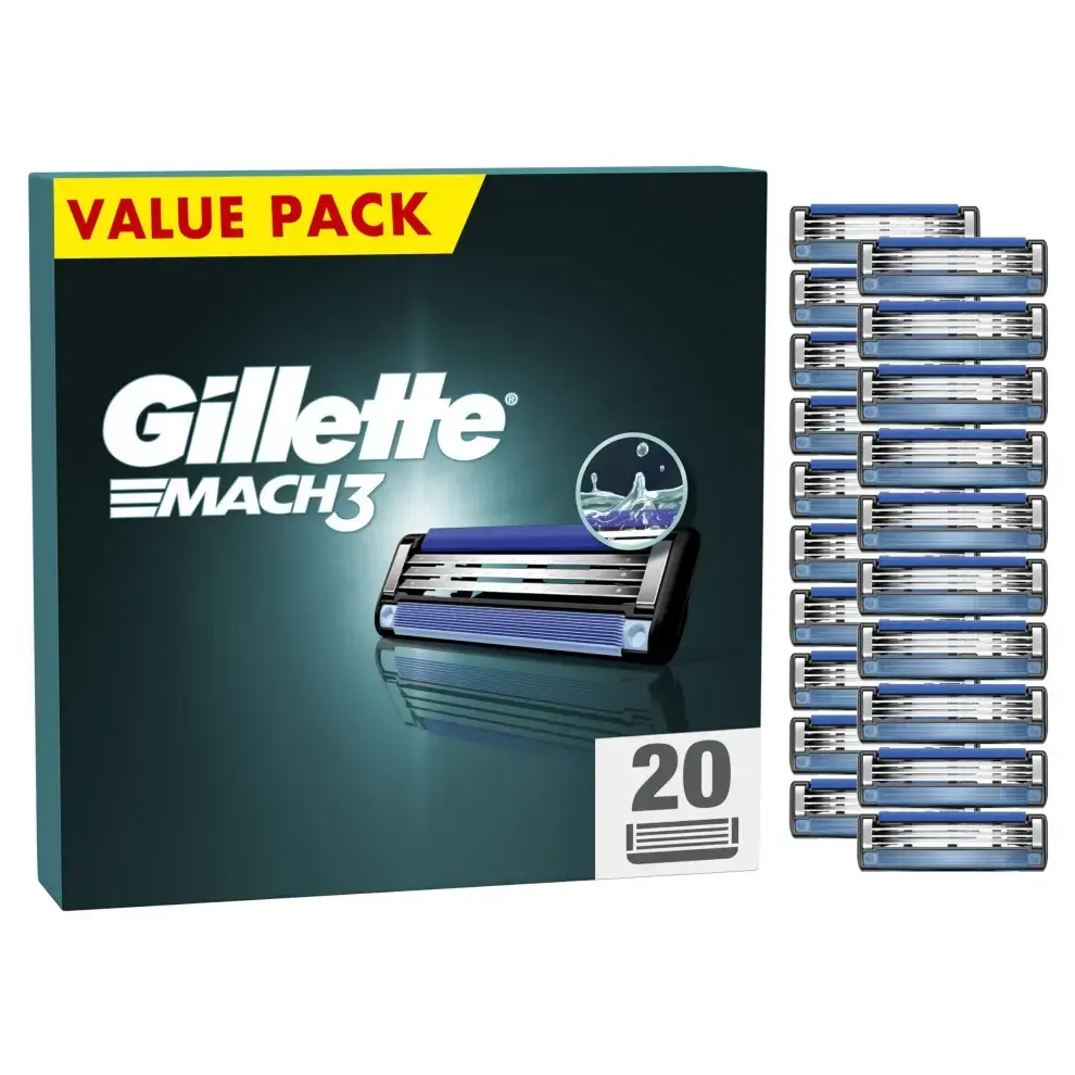 Gillette MACH3 - Replacement Heads - 20pcs