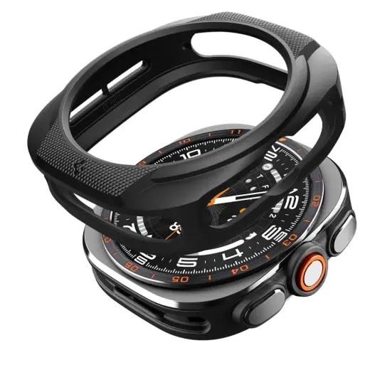 Spigen Liquid Air išmaniojo laikrodžio dėklas Samsung Galaxy Watch Ultra 2 (47 mm) | juodas
