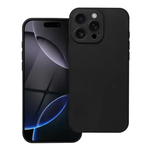 Soft maciņš telefonam iPhone 16 Pro Max melns