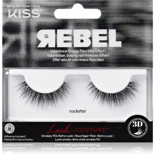 KISS Rebel False Eyelashes Rockstar 2 Pc