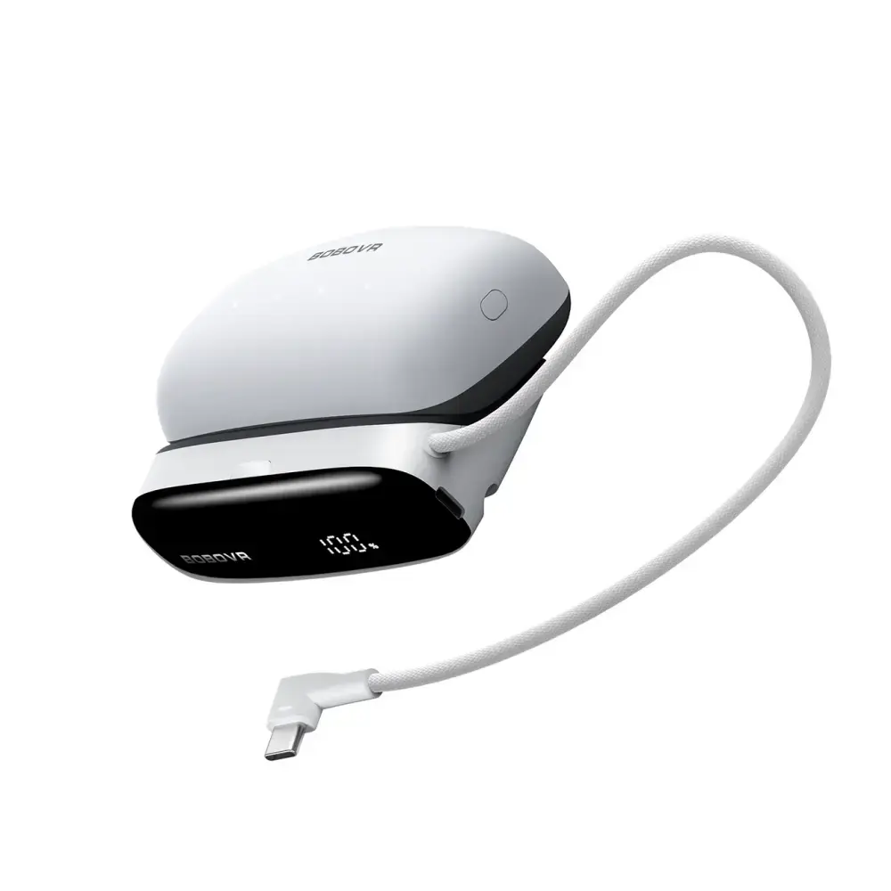 2-in-1 Docking Station and Power Bank for B100 BoboVR PD100 Combo Battery - White