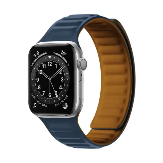 Magnetiline nutikella rihm Apple Watch (41 mm) jaoks | roostevaba teras | sinine