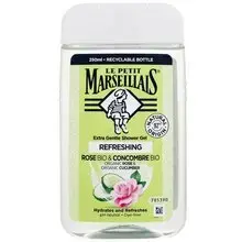 Le Petit Marseillais Extra Gentle Shower Gel Bio Rose & Bio Cucumber 250ml