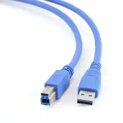 Gembird datu pārraides un uzlādes vads | USB-A uz USB B | 0.5m | zils