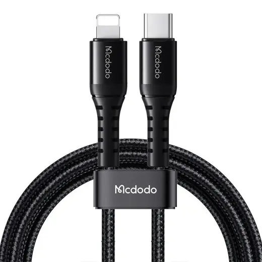 Mcdodo CA-5630 data transfer and charging cable | USB-C to Lightning | 36W | 0.2m | black
