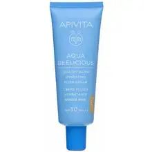 Apivita Aqua Beelicious Healthy Glow Hydrating Fluid Cream SPF 30 40 ml