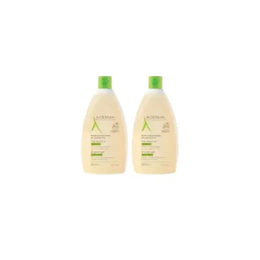 A-Derma Shower Gel Dry And Sensitive Skin 2x500ml