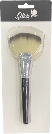 Kosmētikas ota 18.5cm 1gb vēdekļveida
