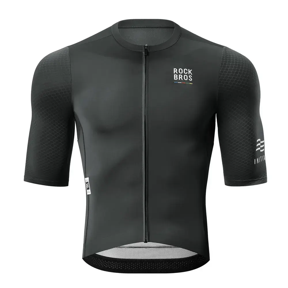 Rockbros 15220032001 ROAD TO SKY men's cycling jersey short sleeve M - black