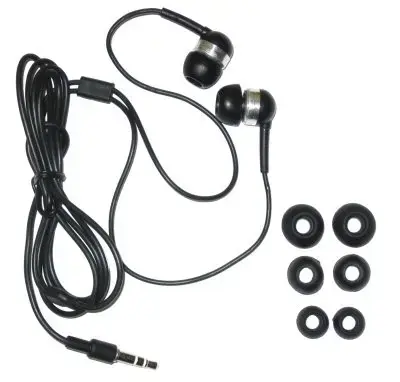 Goodbuy Universal Headsets 3.5 mm | 1m | Black