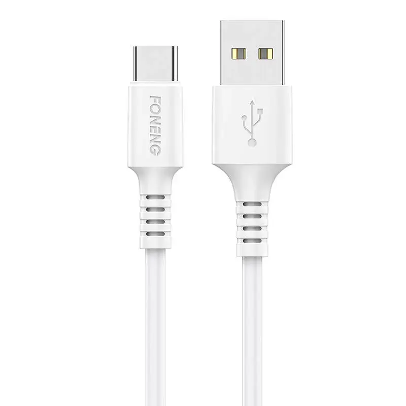 Cable USB to USB C Foneng, x85 3A Quick Charge, 1m (white)