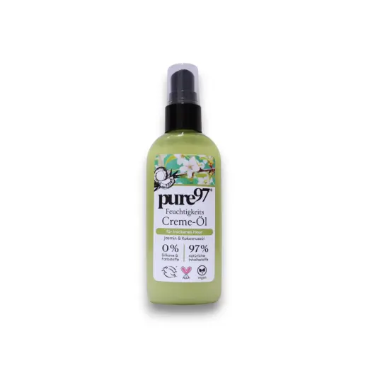 Pure97, Jasmin & Kokosnuss, Hair Cream Treatment, For Heat Protectant, 100 ml