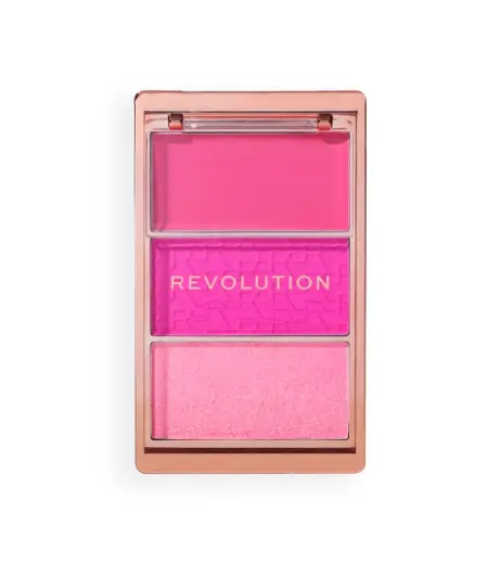 Makeup Revolution, Blush Icon, Blush Palette, Hot Pink Flag, 6.3 g