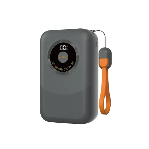 Ārējais akumulators Dudao K21Pro Mini 20000mAh 22.5W - pelēks