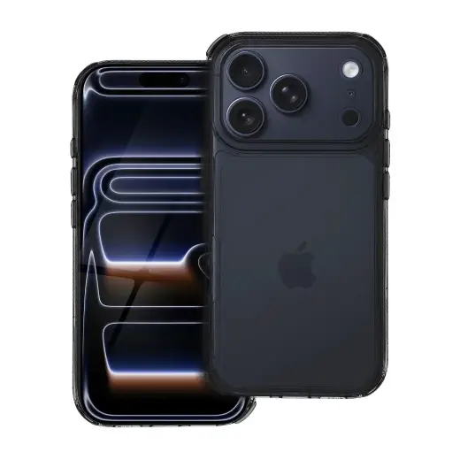 MATRIX CLEAR maciņš telefonam iPhone 17 Pro melns