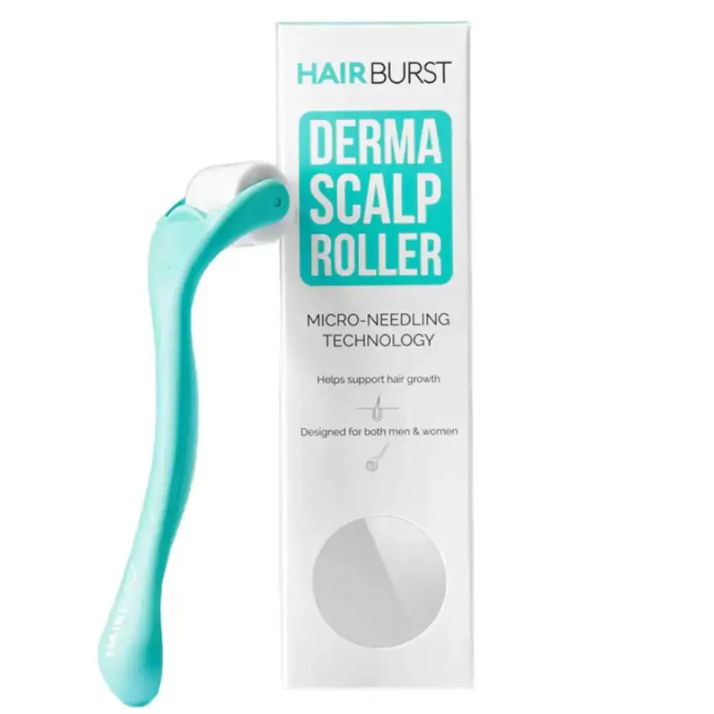 Hairburst, Micro-Needling, Metal Scalp Massager, Light Blue