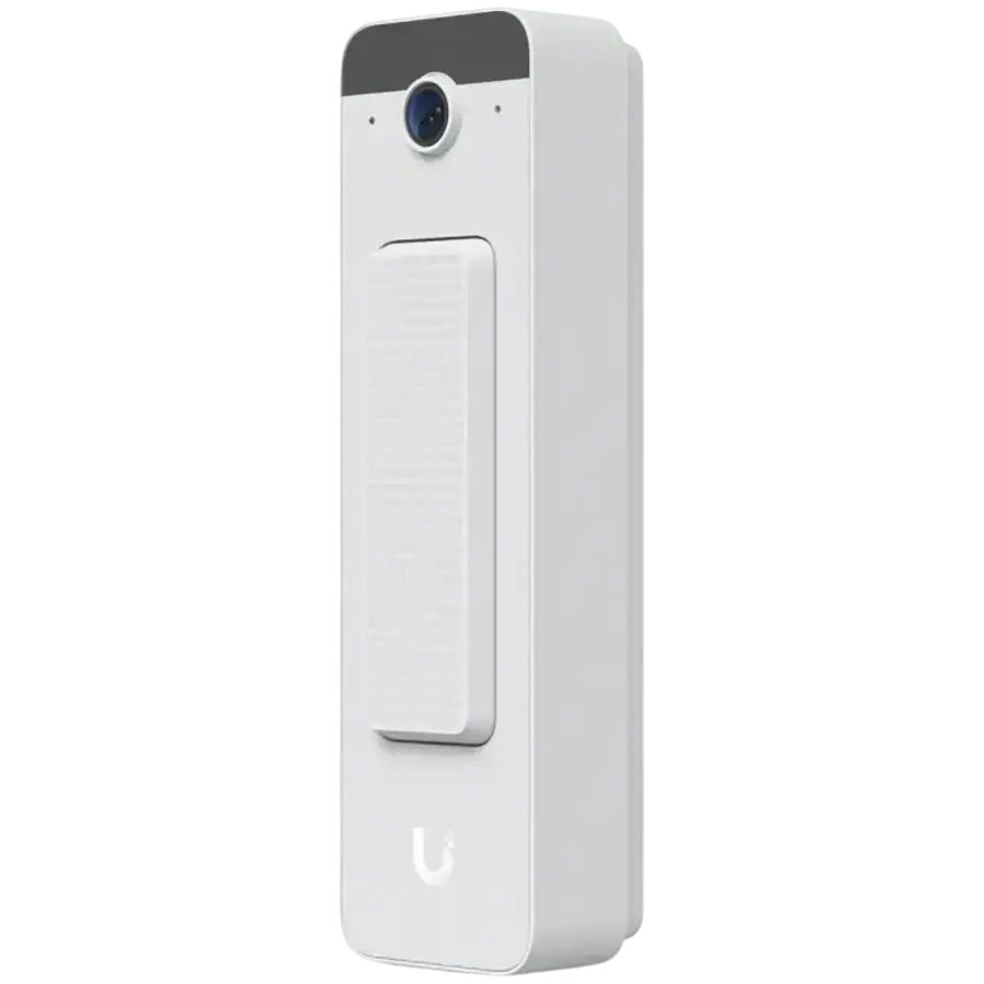 Ubiquiti Doorbell Lite - Compact PoE video doorbell with two-way audio and versatile mounting options, white.