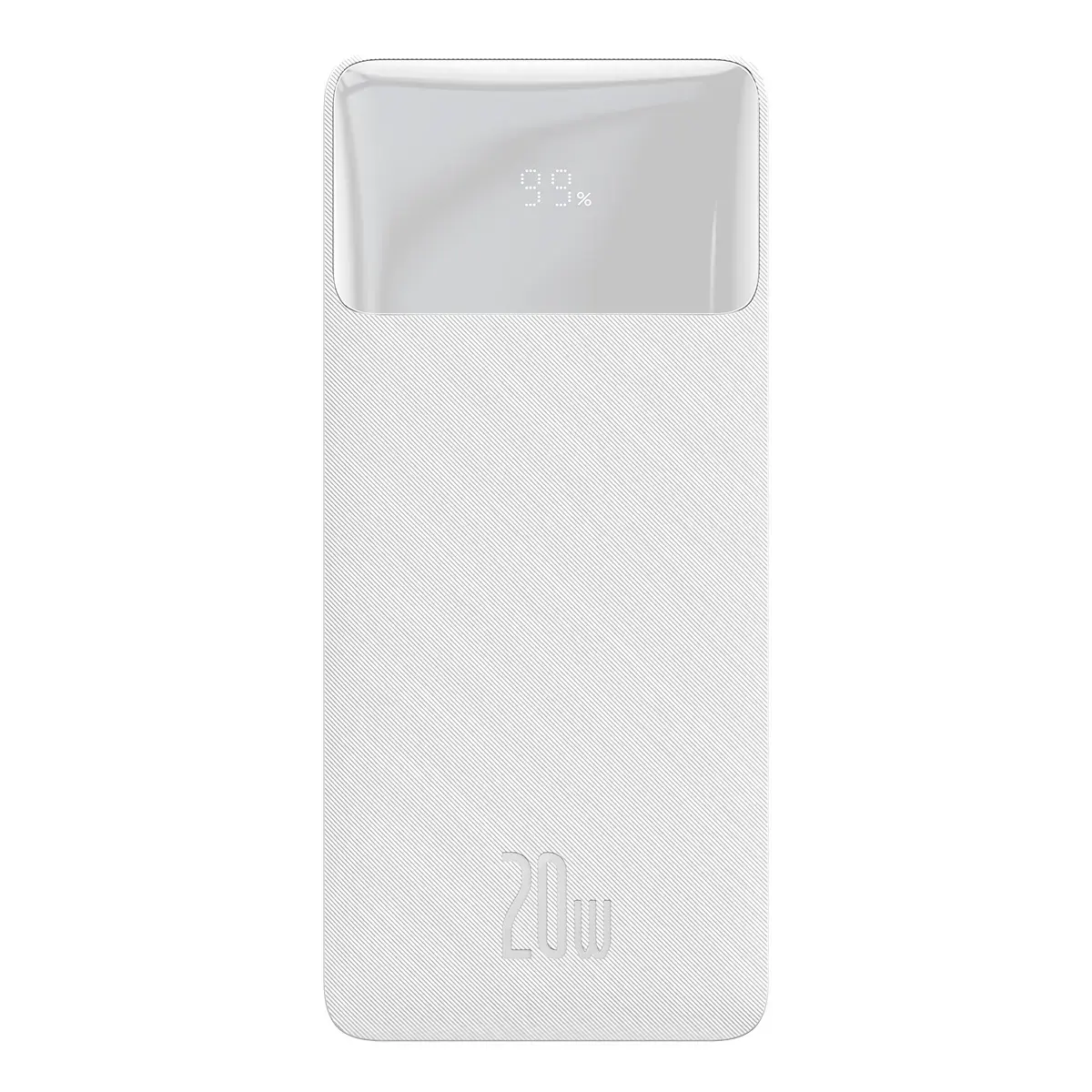 Baseus Bipow PPDML-M02 barošanas bloks 20000mAh | 20W | 2x USB | balts