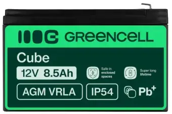 Akumulators GreenCell AGM VRLA 12V 8.5Ah