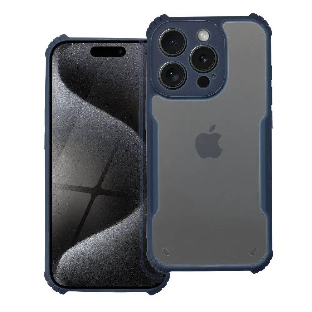 Anti-Drop maciņš telefonam iPhone 16 Pro Max tumši zils
