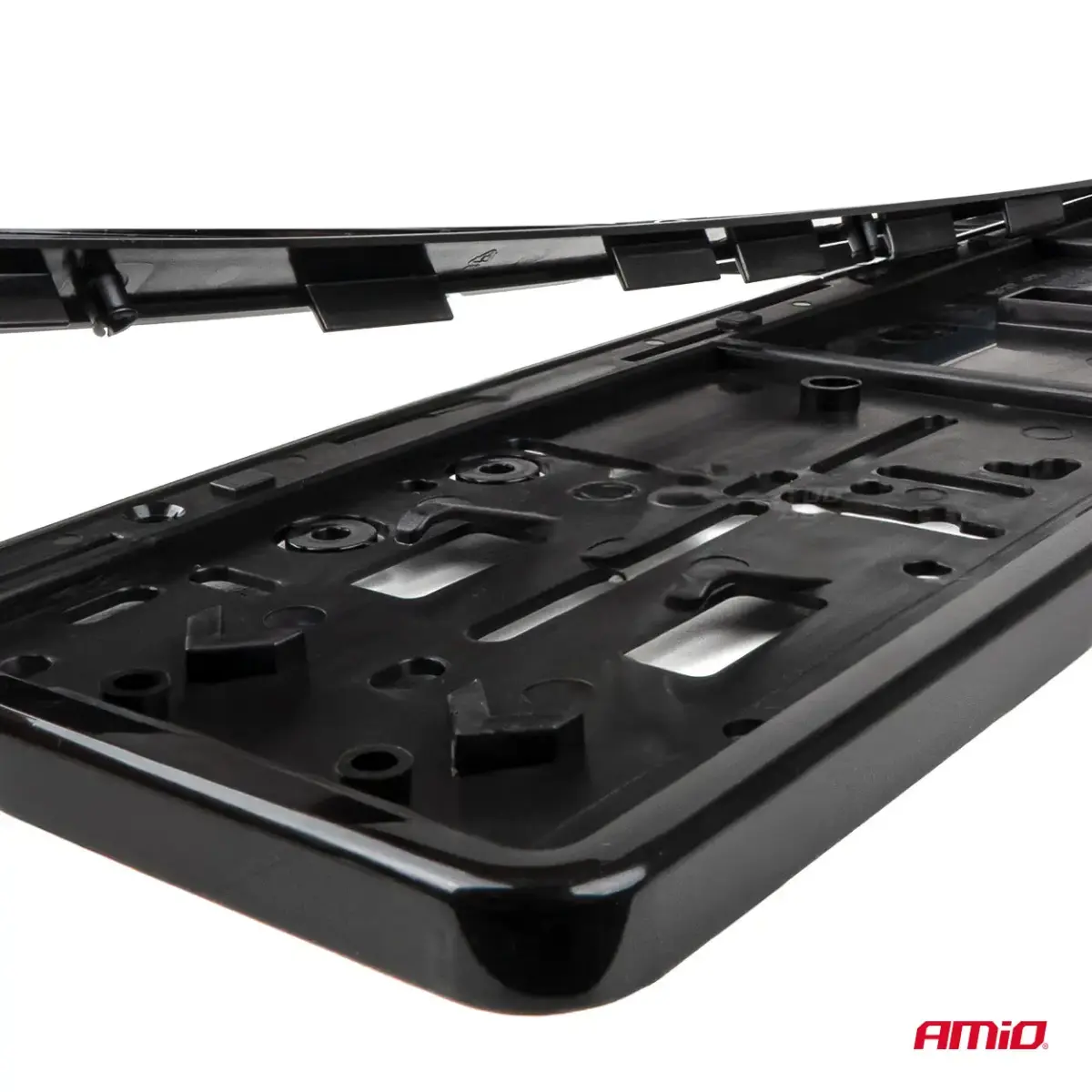 License Plate Frame - BLACK PREMIUM PL AMIO-04779