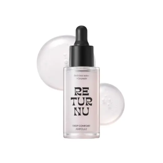 Returnu, Deep Comfort, Deep Hydration, Ampoules Treatment Serum, For Face, For Women, 30 ml