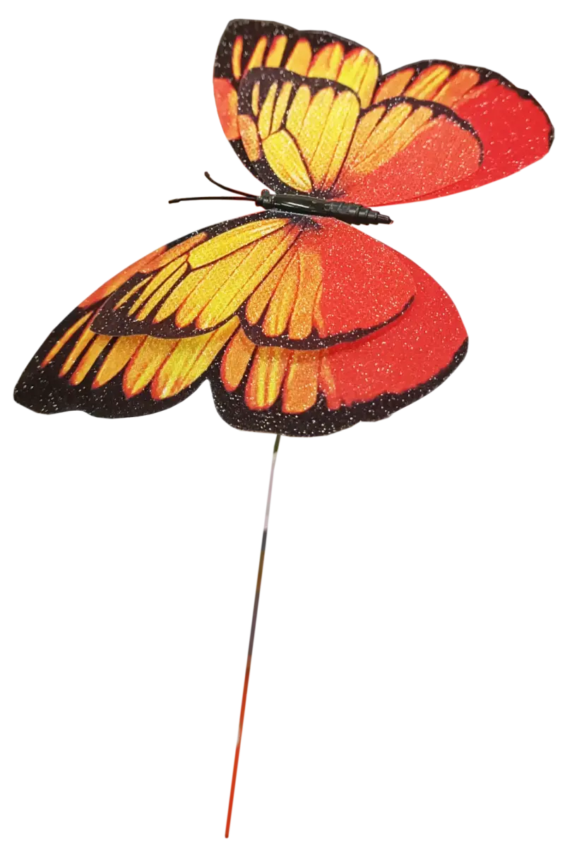 Garden decor Butterfly on a stick