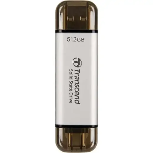 SSD 512GB Transcend ESD310S Portable  USB 10Gbps  Type-C|A