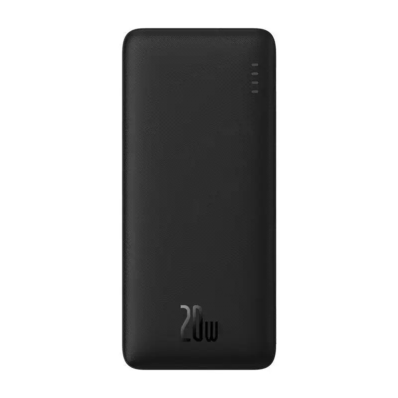 Baseus Airpow ārējais akumulators (powerbank) | 10000 mAh | 20W | USB-C, Micro USB | melns