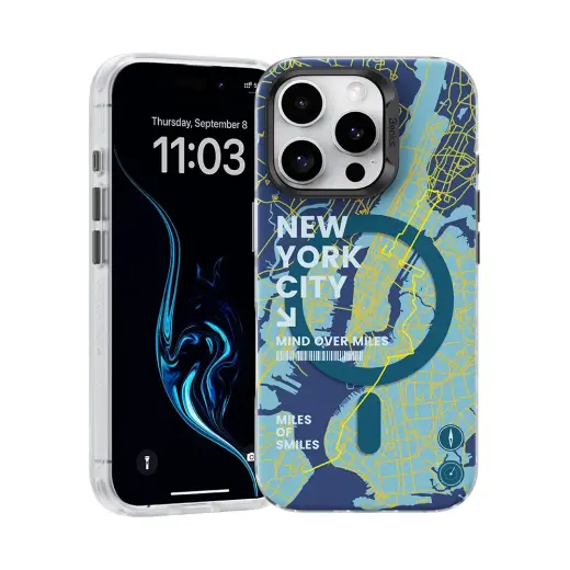 Benks Magnetic City New York Case for Iphone 16 Pro