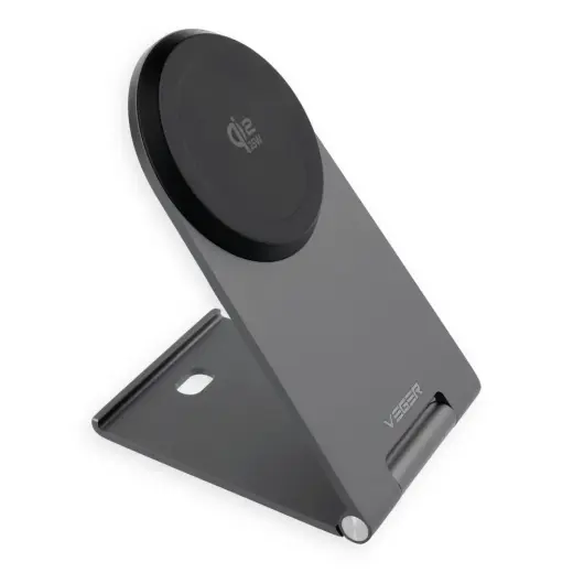 Foldable wireless charger Qi2.2 25W VEGER Q3 Pro black