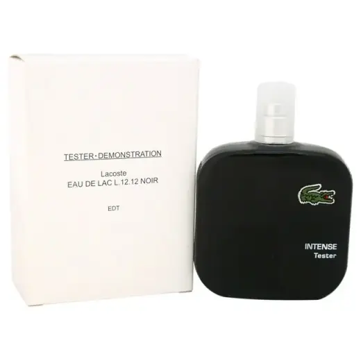 Eau De Lacoste L.12.12 Noir by Lacoste Tester for Men Eau De Toilette Spray 3.4 Oz - All