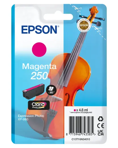 Tintes kārtridžs Epson 250 C13T16N34010 purpursarkans