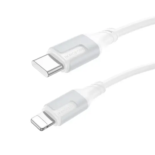 Borofone Cable BX101 Creator - Type C to Lightning - PD 27W 3A 1 metre white