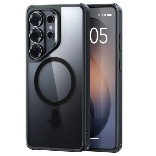 ESR Classic Hybrid чехол с поддержкой MagSafe для телефона Samsung Galaxy S26 Ultra (S948) прозрачный чёрный