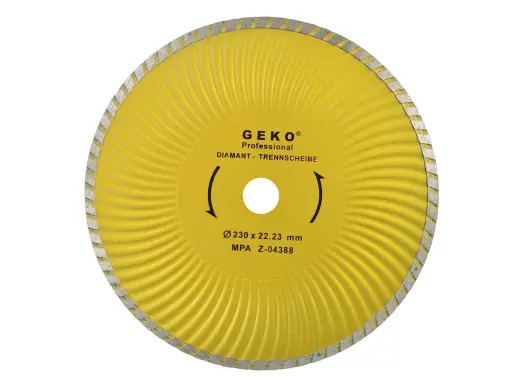 Pidev Turbo Plus servaga teemantketas 230x22mm GEKO Profi
