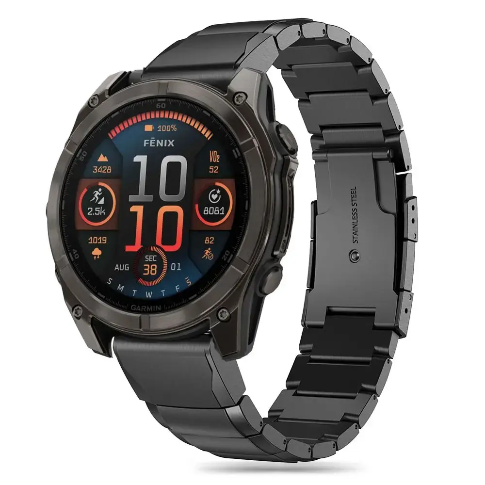 TECH-PROTECT STEELBAND GARMIN FENIX 5 | 6 | 6 PRO | 7 | 8 (47 MM) | E BLACK