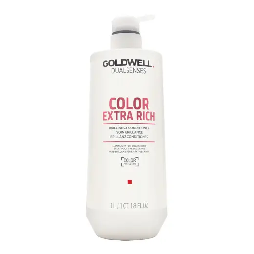 Goldwell Dual Senses Color Extra Rich Brilliance Conditioner 1000Ml in Clear