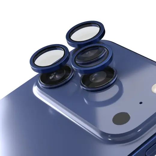 Etteri camera lens protector for iPhone 17 Pro / 17 Pro Max blue