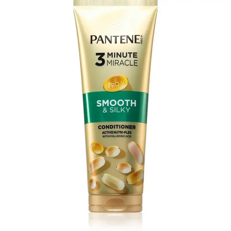 Pantene 3 Minute Miracle Smooth&Silky 3 Minute Deep Conditioner for Damaged Hair 220ml