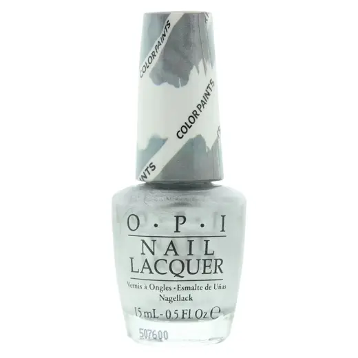 Opi, Silver Canvas Undercoat, metallic, Nail Polish, OSC72NLP19, Silver Canvas, 15 ml