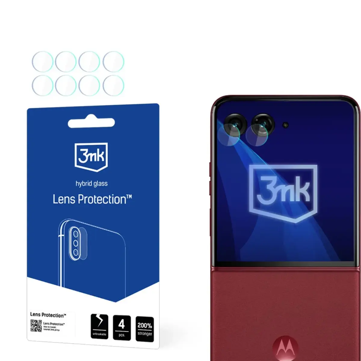 3mk Lens Protection Camera Glass for Motorola Razr 60 Ultra