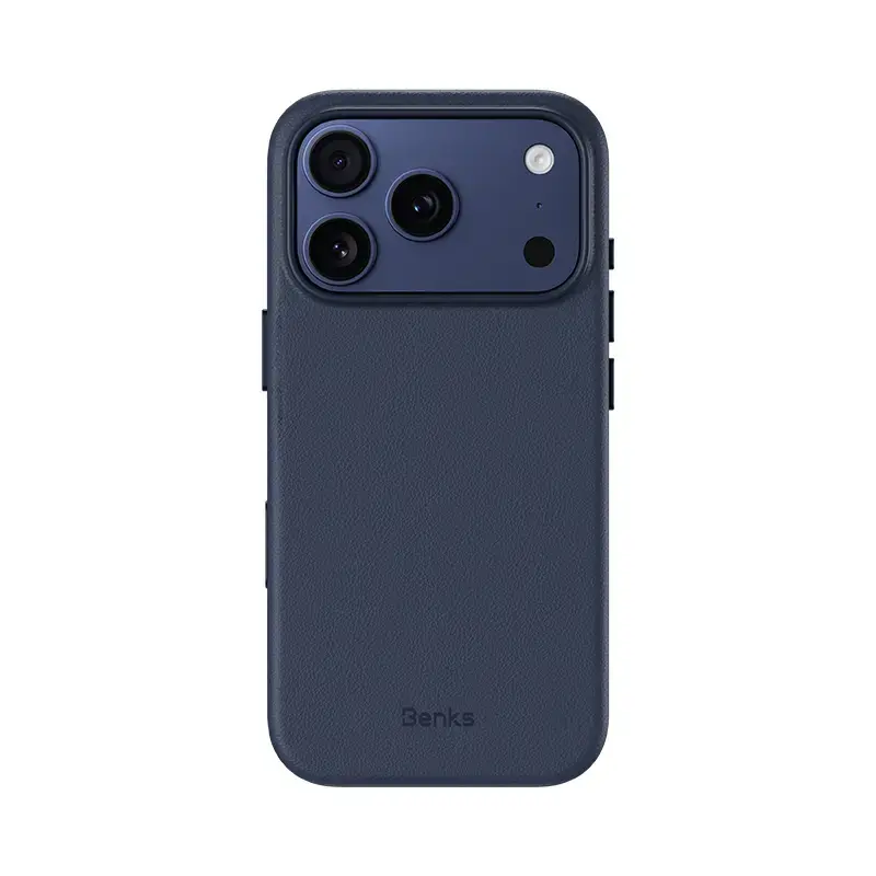 Benks Vita Pro Silicone maciņš telefonam iPhone 17 Pro Max zils