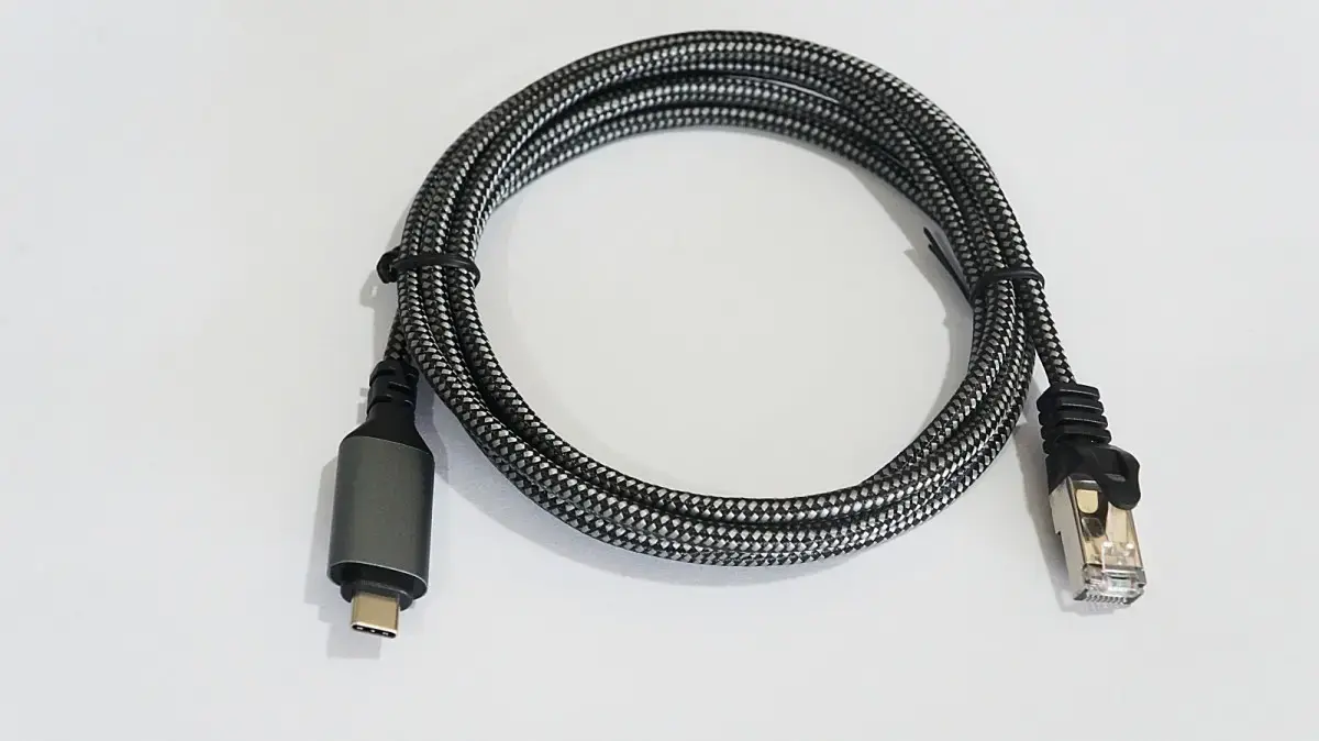 RJ-45 - USB C Cable 2 m kat.6, 1 Gbit