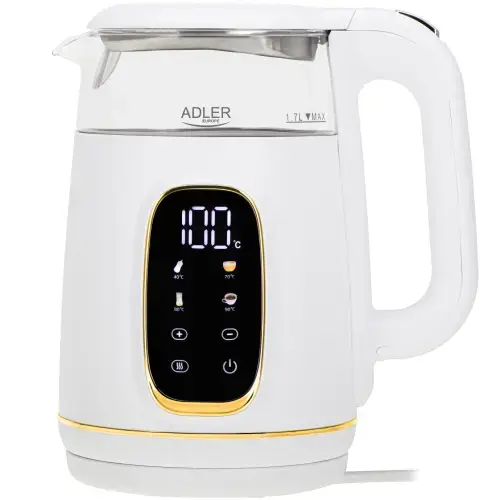 Adler AD 1305WG Elektriskā tējkanna ar temperatūras kontroli 1.7L 2200W