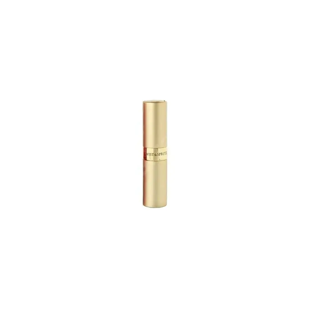 Twist & Spritz Atomiser Refillable Spray for Women - Gold - 8 Ml