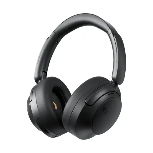 QCY H3S Wireless On-Ear Headphones with LDAC and ANC Noise Cancellation - Black