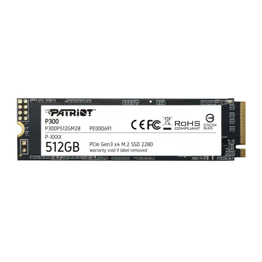 Patriot Memory M.2 SSD P300 512GB / P300P512GM28 White, black