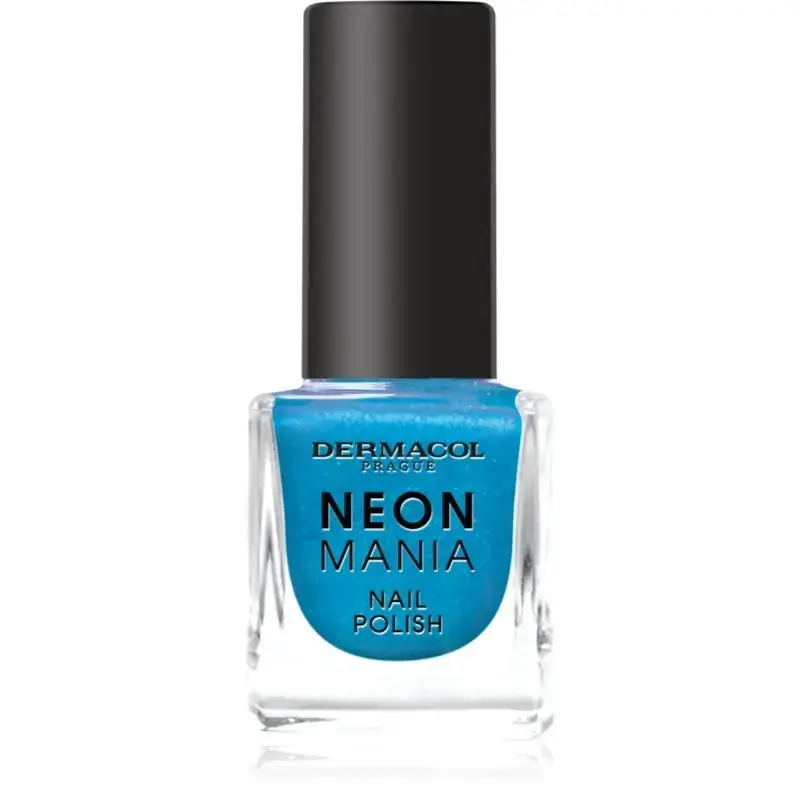 Dermacol Neon Mania Nail Polish Shade 6 Azure Aqua 5 Ml